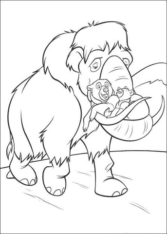 woolly mammoth coloring pages printable jpg