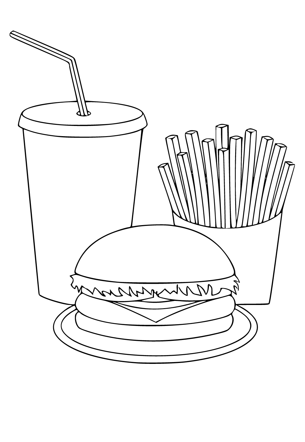 delicious food coloring pages printable jpg