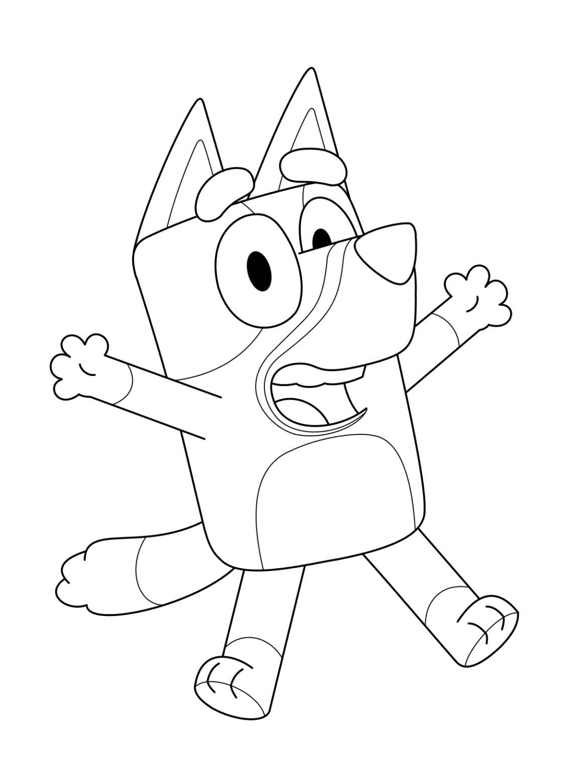 adorable bluey coloring pages printable jpg