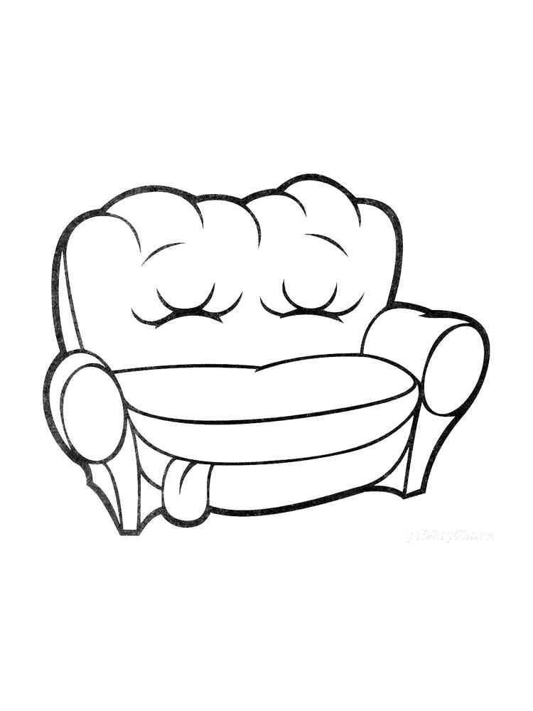 cozy couch coloring page printable jpg