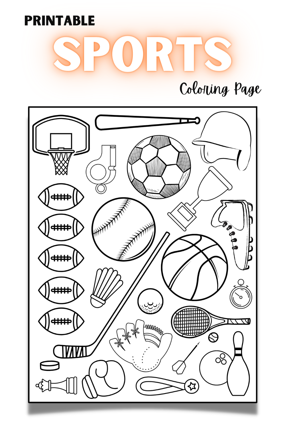 dynamic sports coloring pages printable jpg