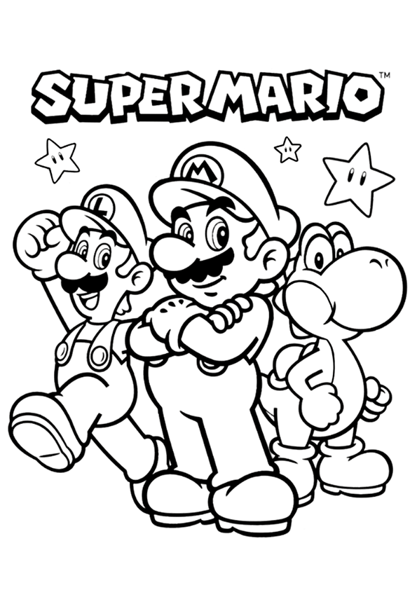 luigi coloring pages printable jpg