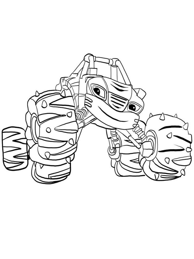 blaze and the monster machines coloring pages printable jpg