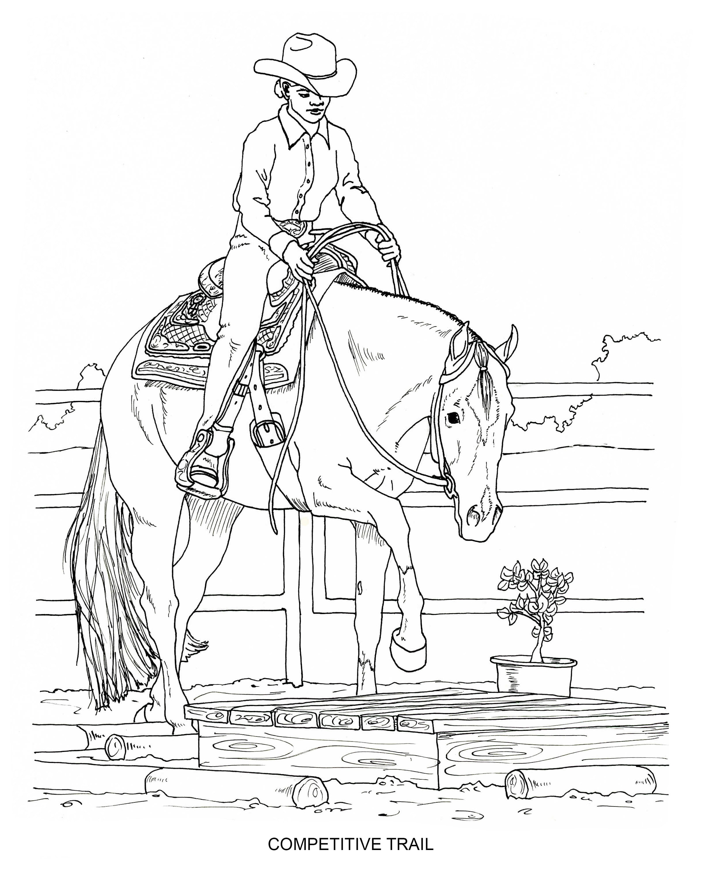 cute western coloring pages printable jpg