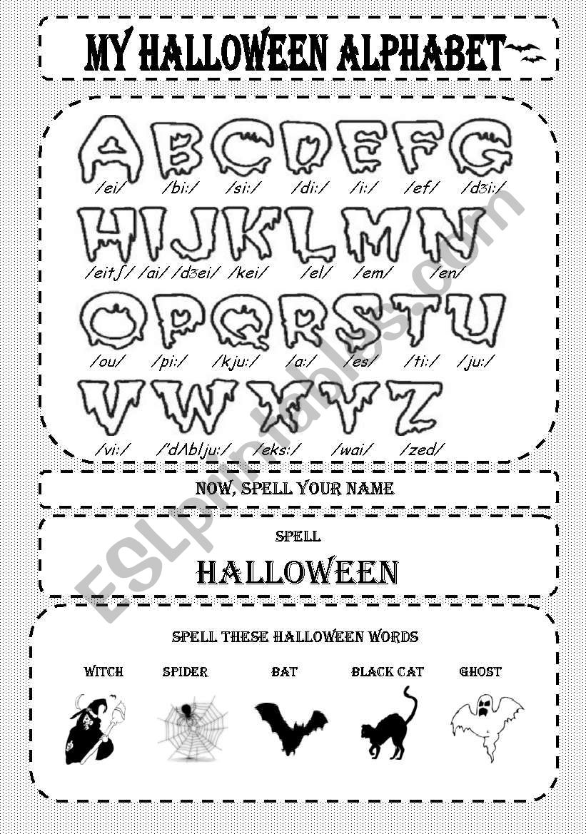 halloween alphabet coloring pages printable jpg