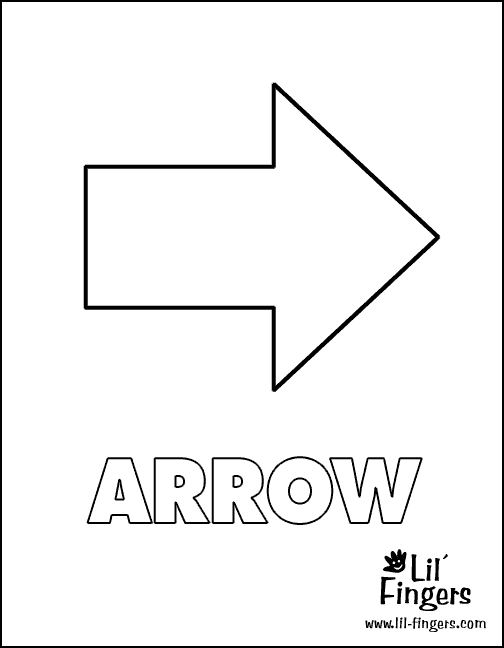 arrow coloring pages printable jpg