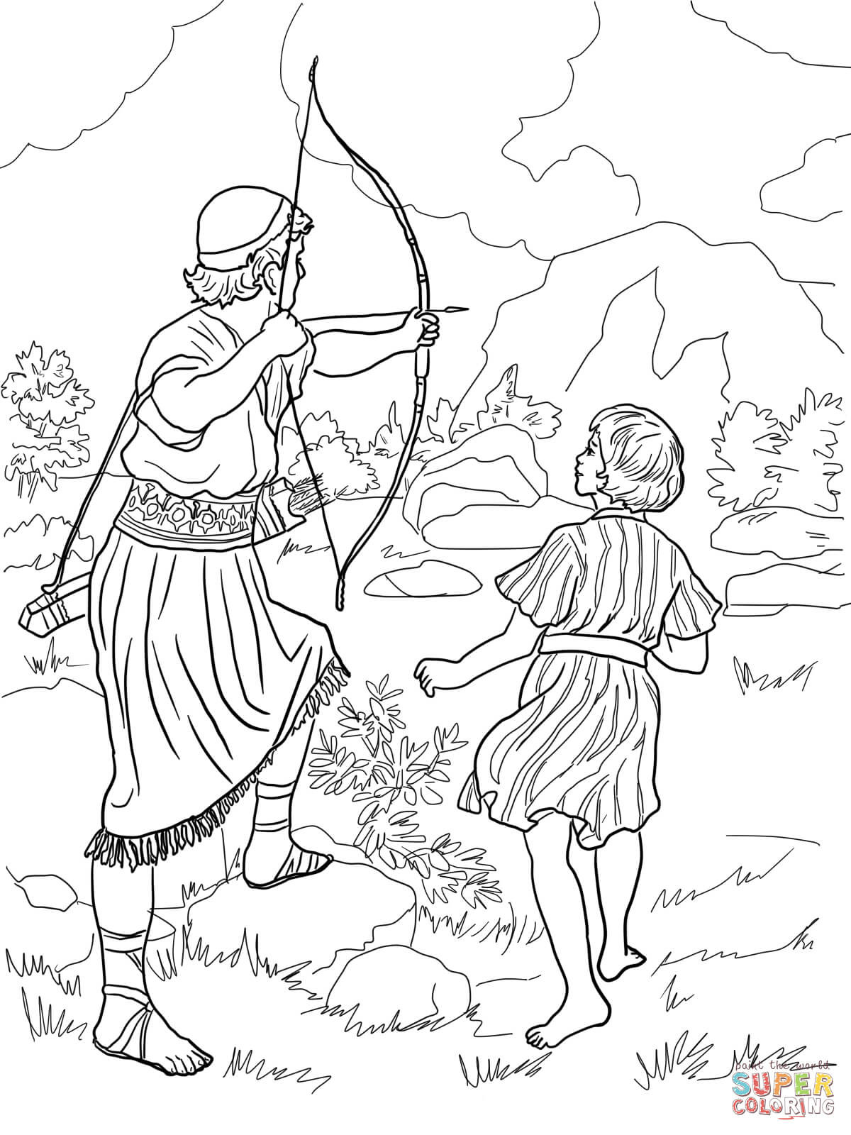 noble king david coloring pages printable jpg