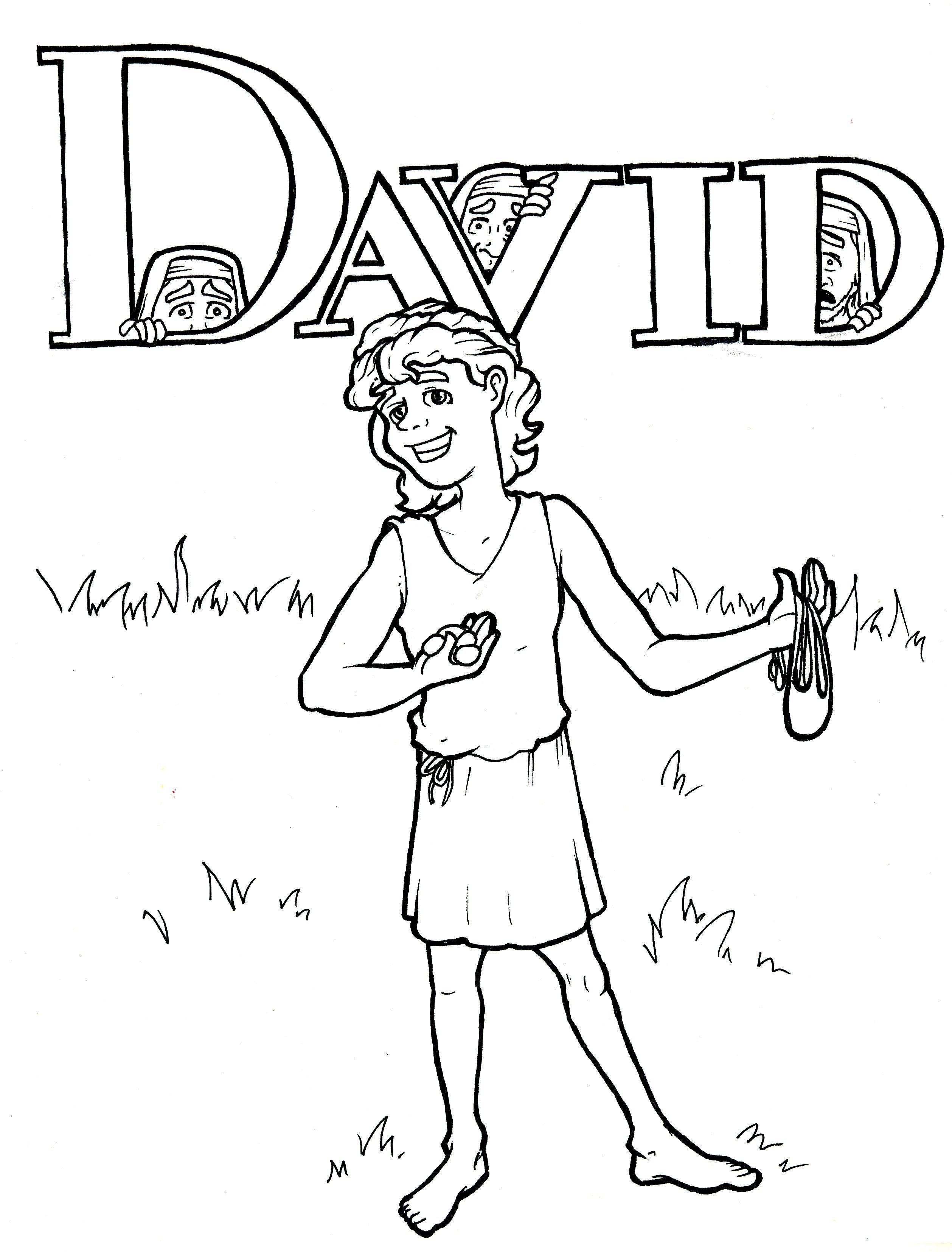 noble king david coloring pages printable jpg