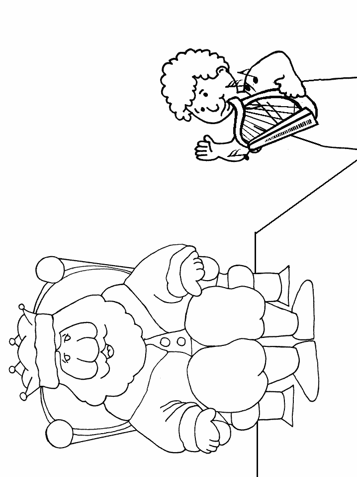 noble king david coloring pages printable jpg