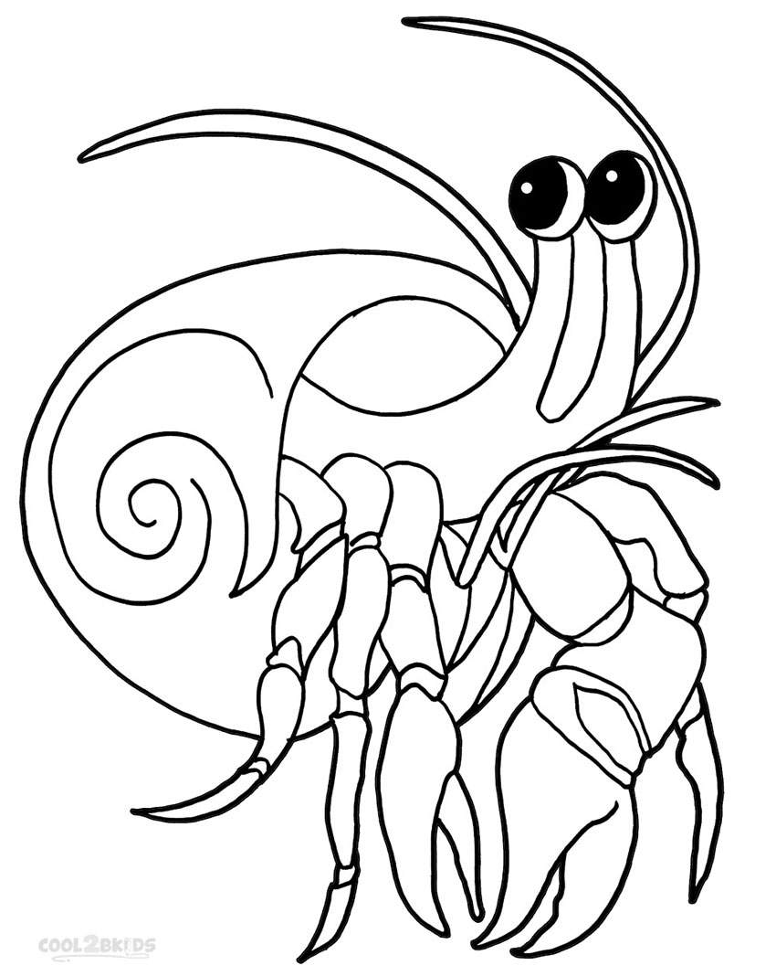 snappy crab coloring pages for kids printable jpg