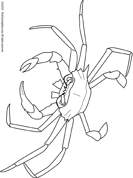 snappy crab coloring pages for kids printable jpg