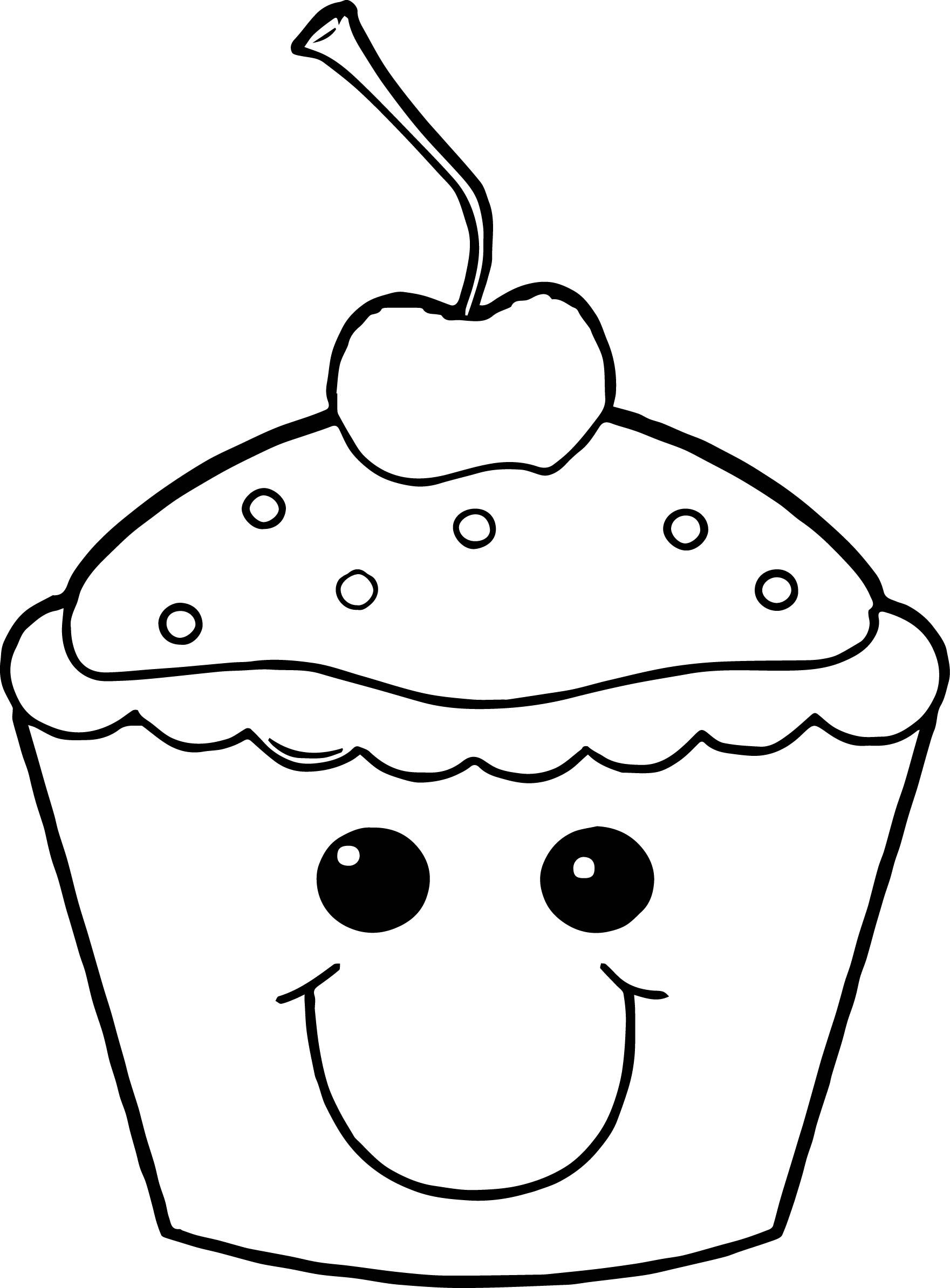 delicious cupcake coloring pages printable jpg