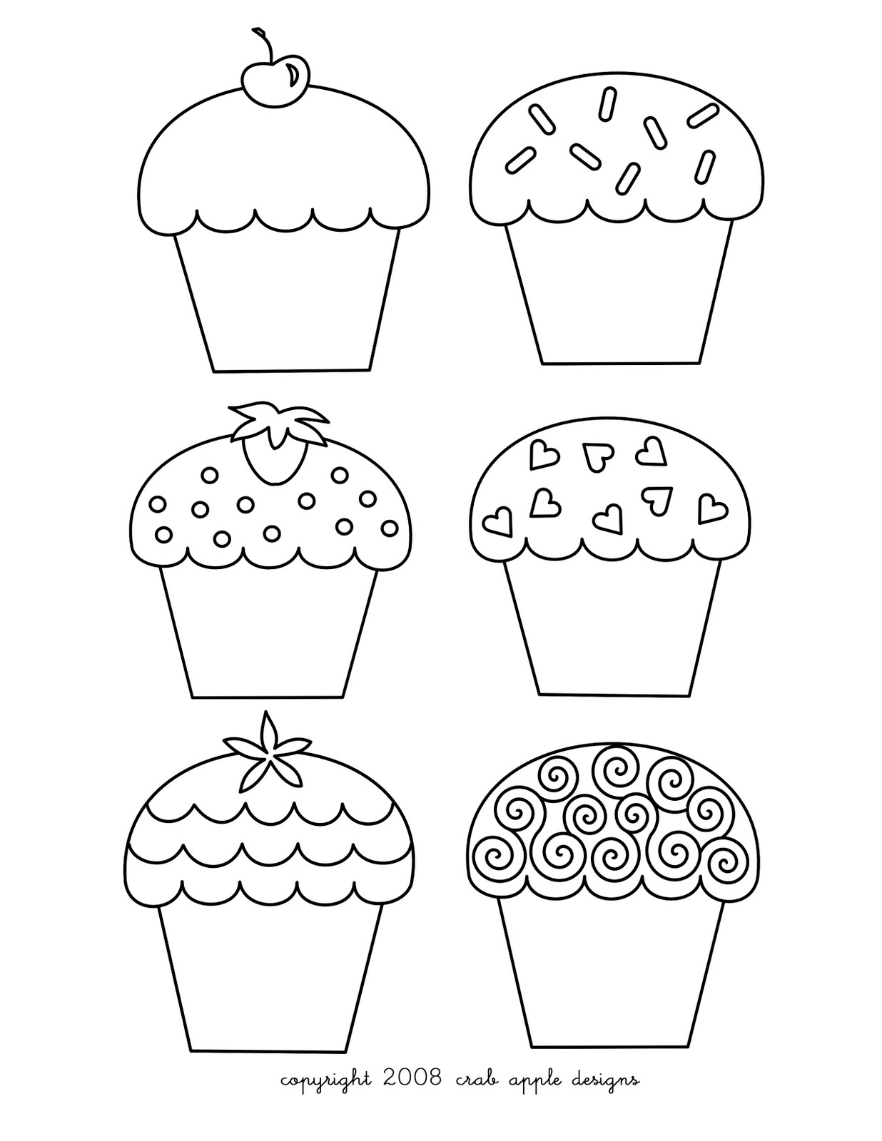 delicious cupcake coloring pages printable jpg