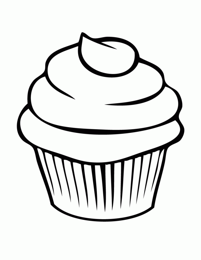 delicious cupcake coloring pages printable jpg