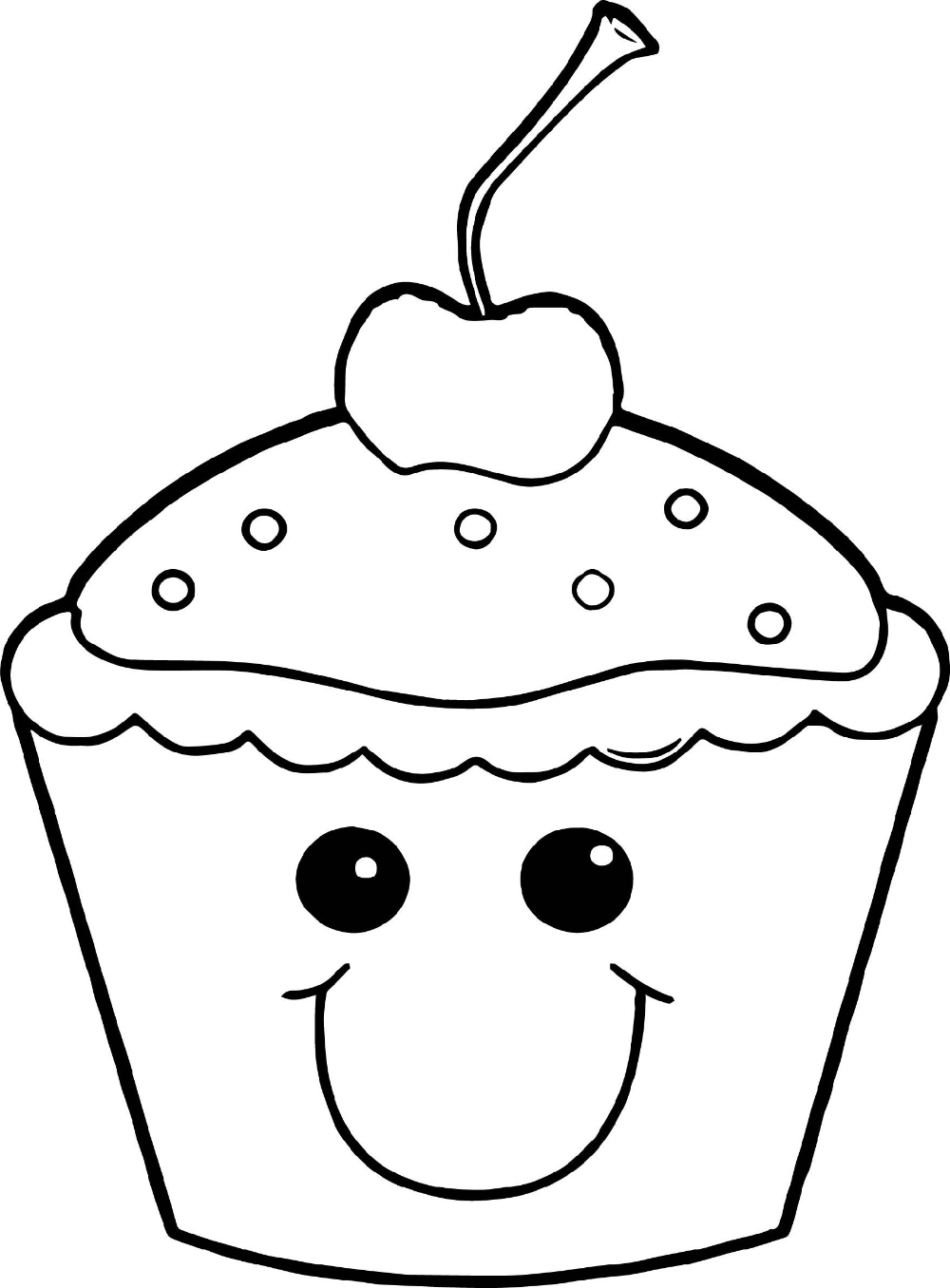 delicious cupcake coloring pages printable jpg