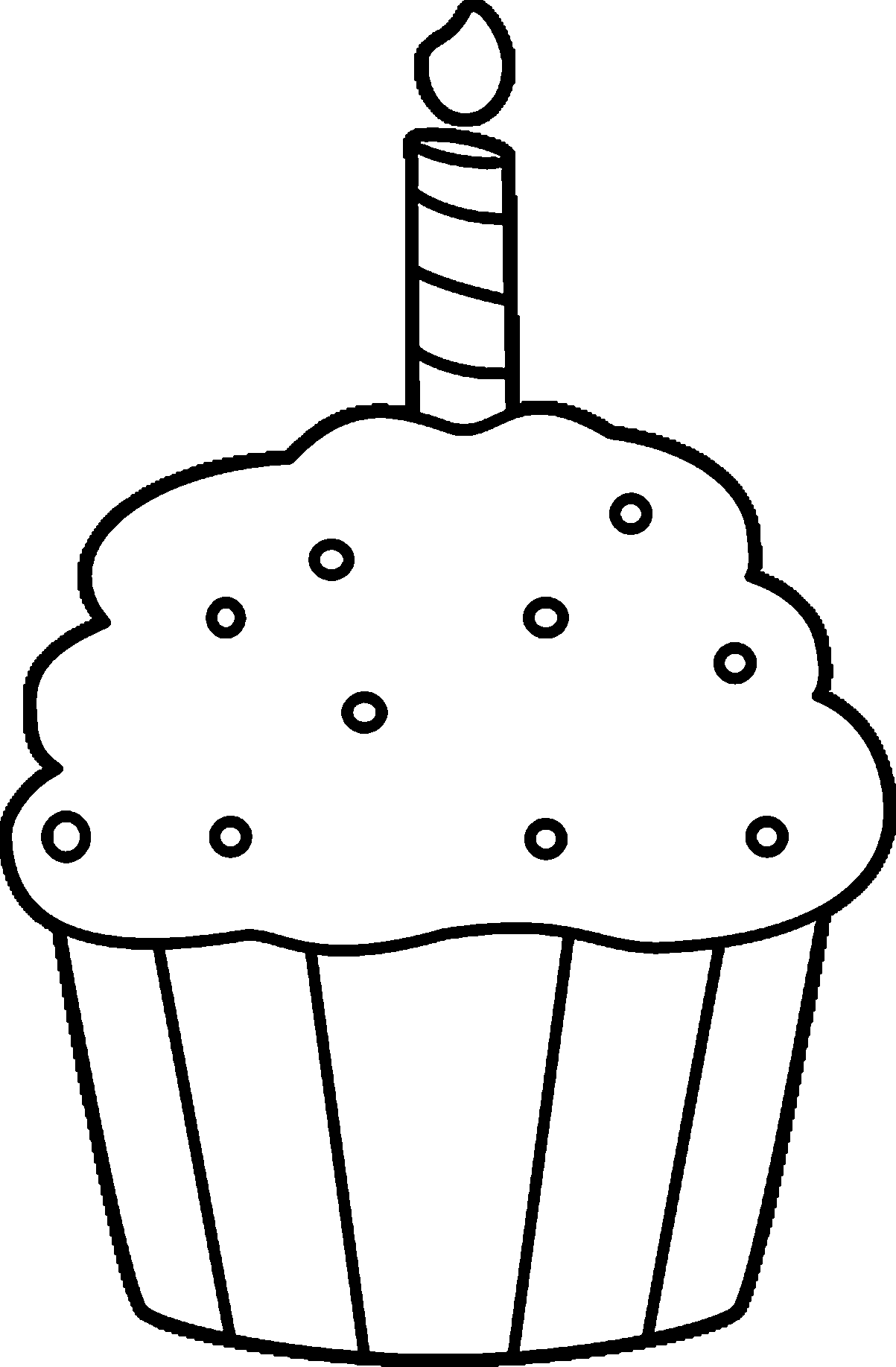 delicious cupcake coloring pages printable jpg