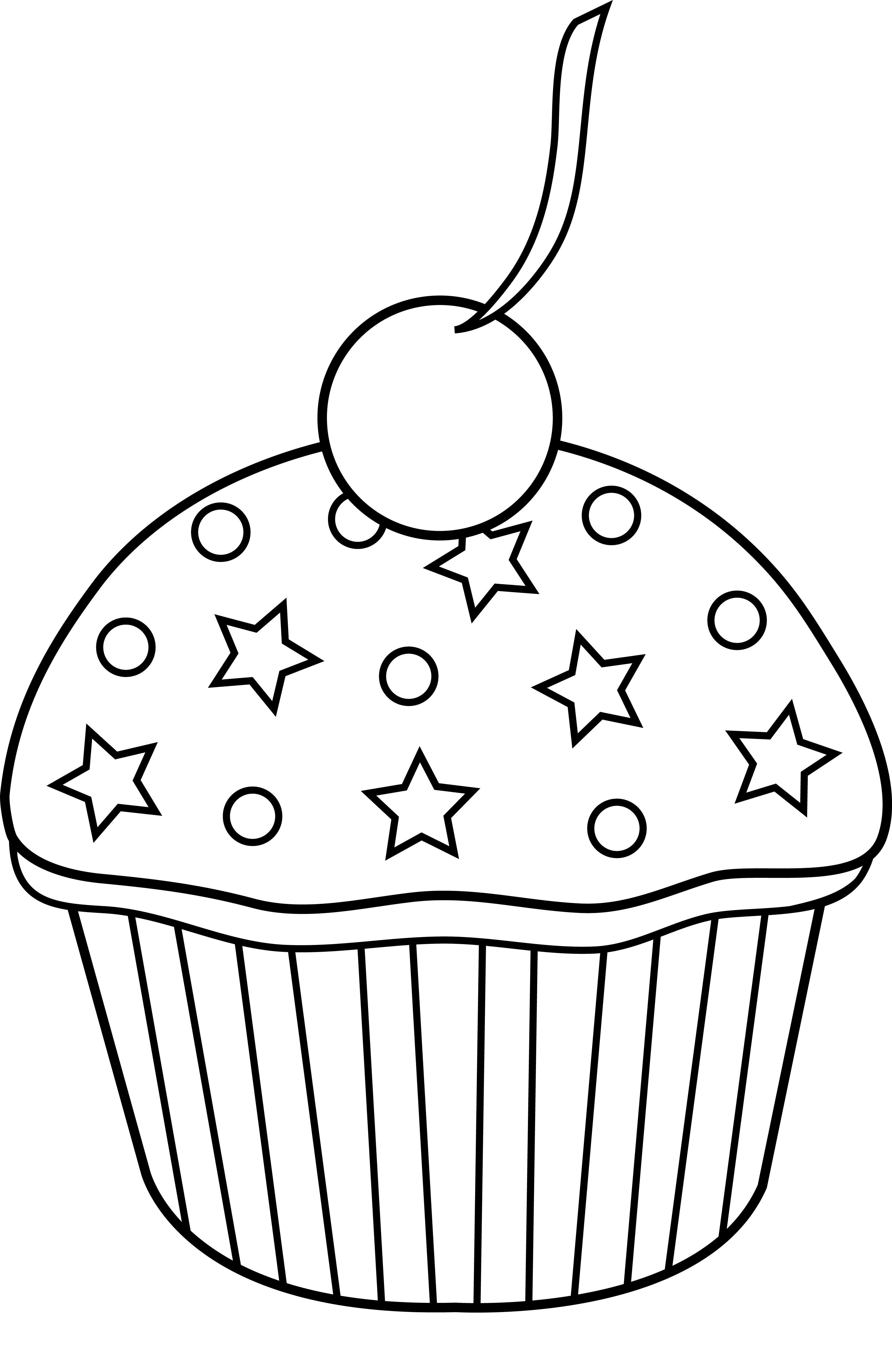 delicious cupcake coloring pages printable jpg