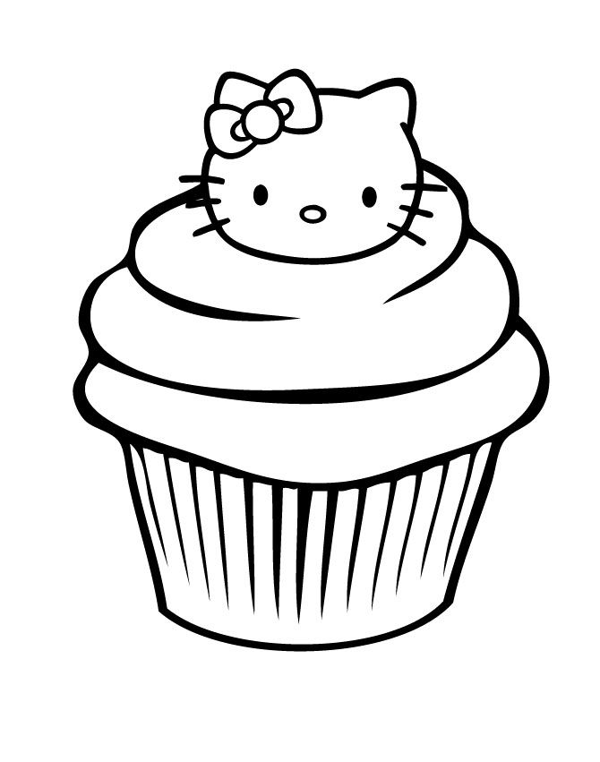 delicious cupcake coloring pages printable jpg