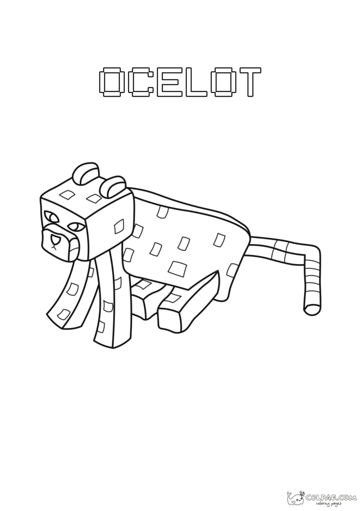 96 Ocelot Coloring Pages Printable 38