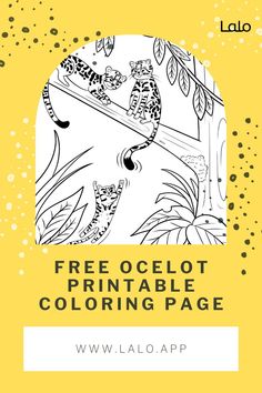 ocelot coloring pages printable jpg