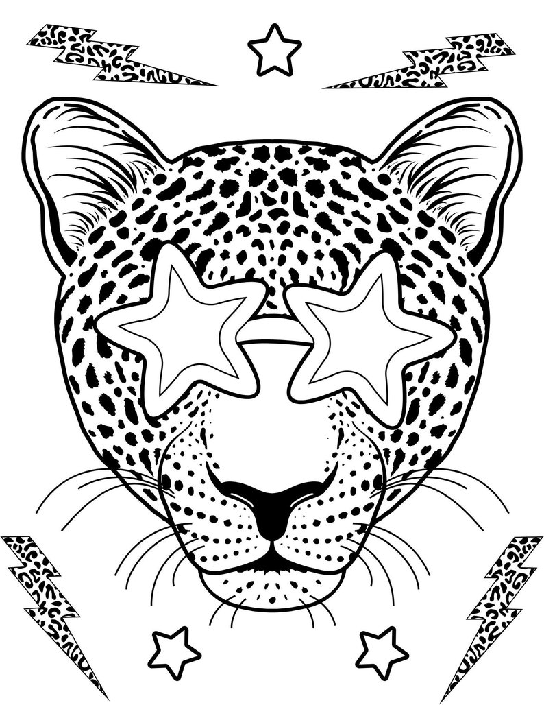 ocelot coloring pages printable jpg