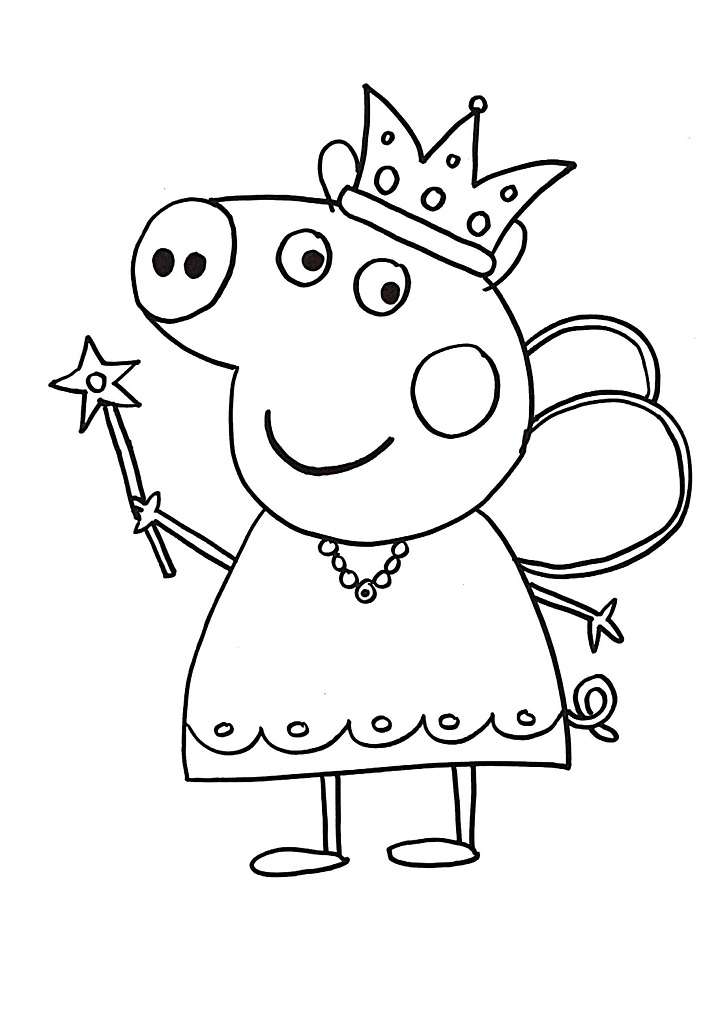 coloring picture peppa pig for kids book pages online free extraordinary photo ideas paw patroltable daniel tiger scaled jpg jpg