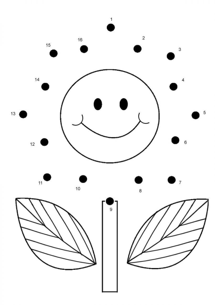 engaging dot to dot coloring pages for kindergarten printable jpg