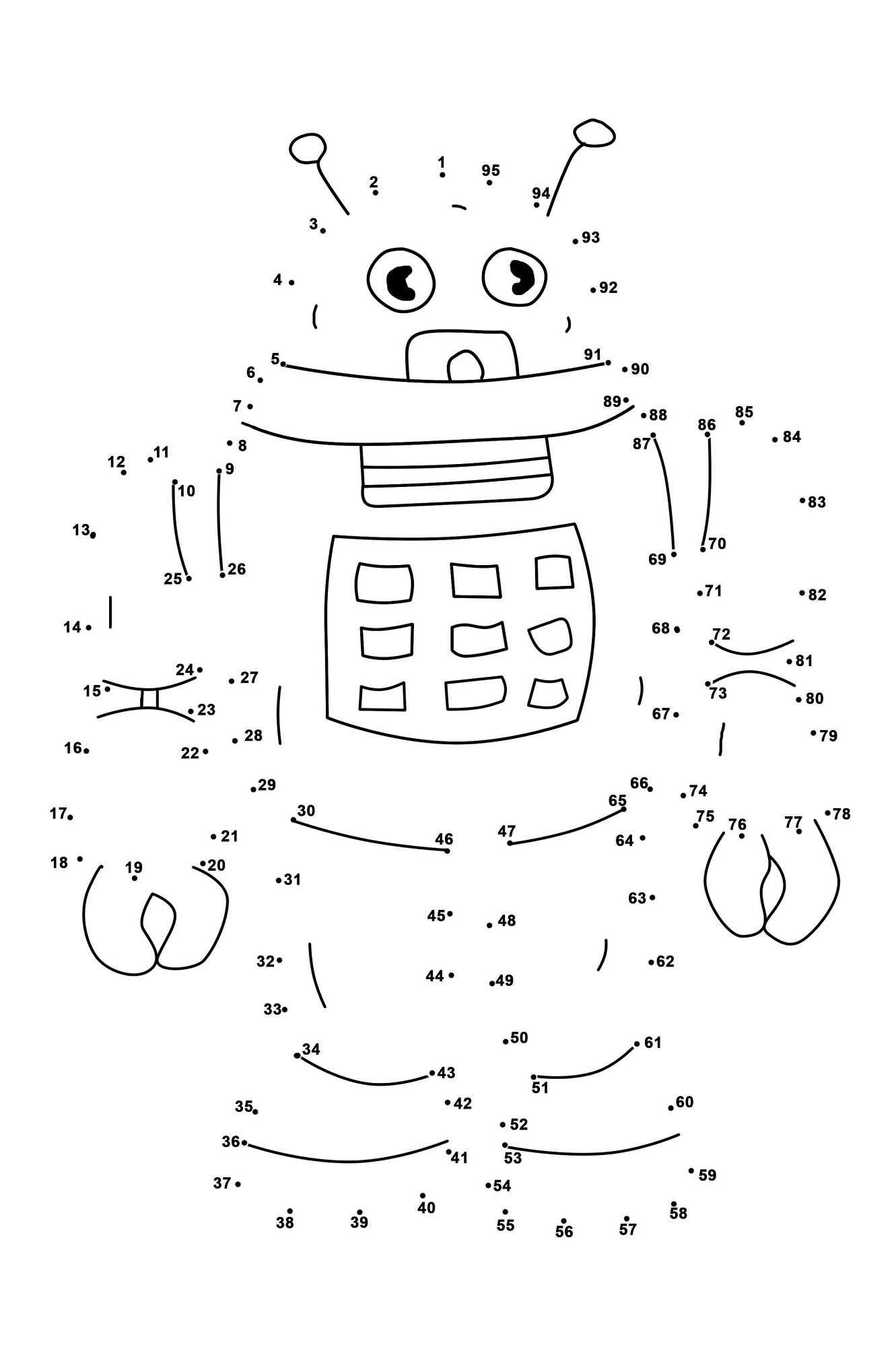 engaging dot to dot coloring pages for kindergarten printable jpg