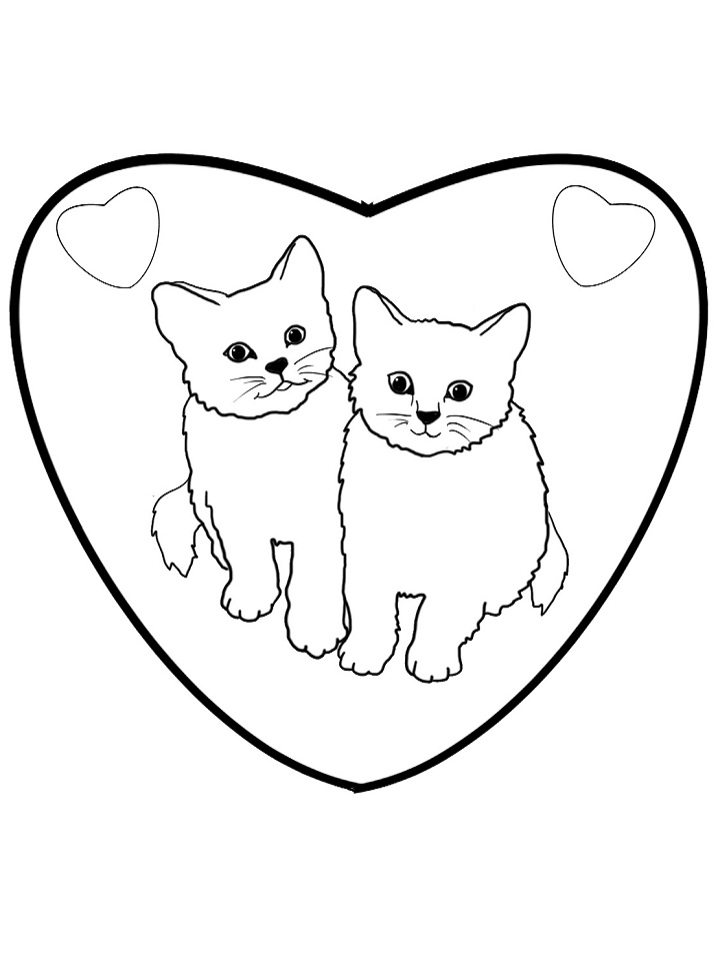 creative kawaii kittens coloring pages printable jpg