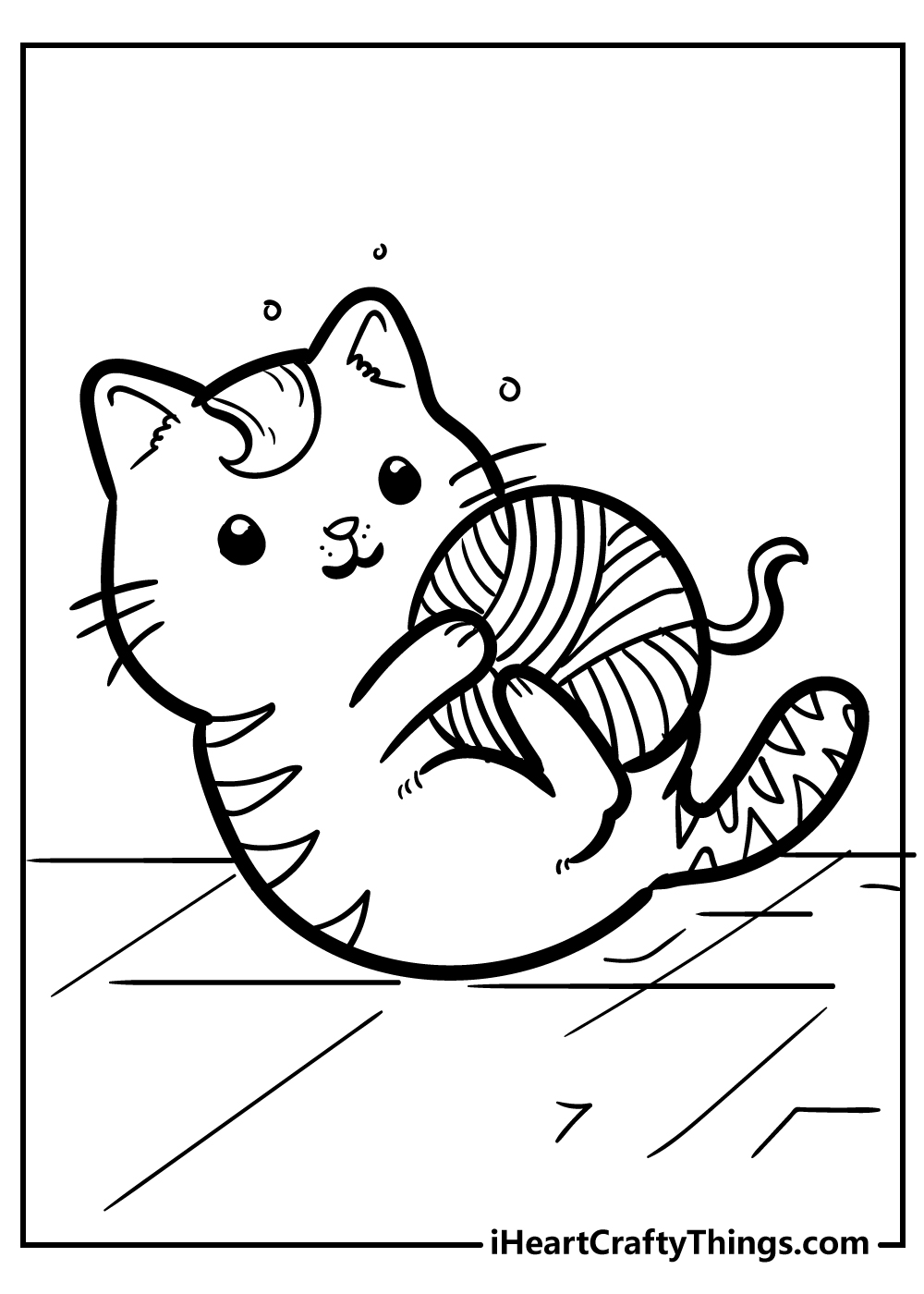 creative kawaii kittens coloring pages printable jpg