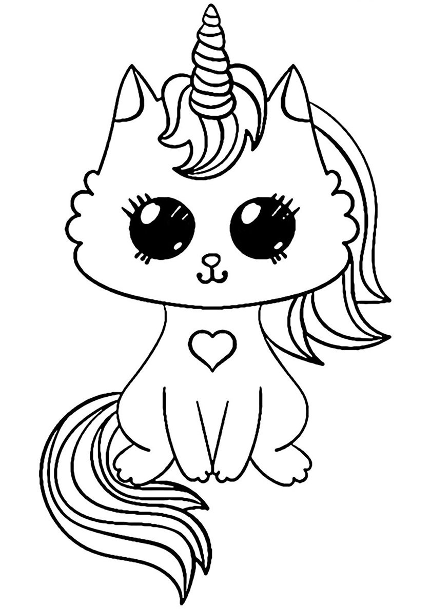 creative kawaii kittens coloring pages printable jpg