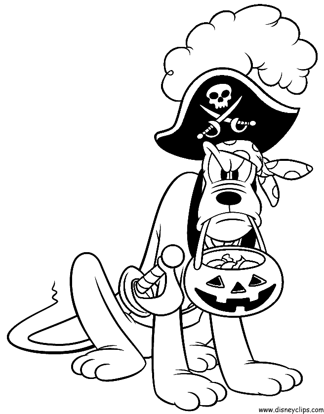 disney halloween coloring pages jpg