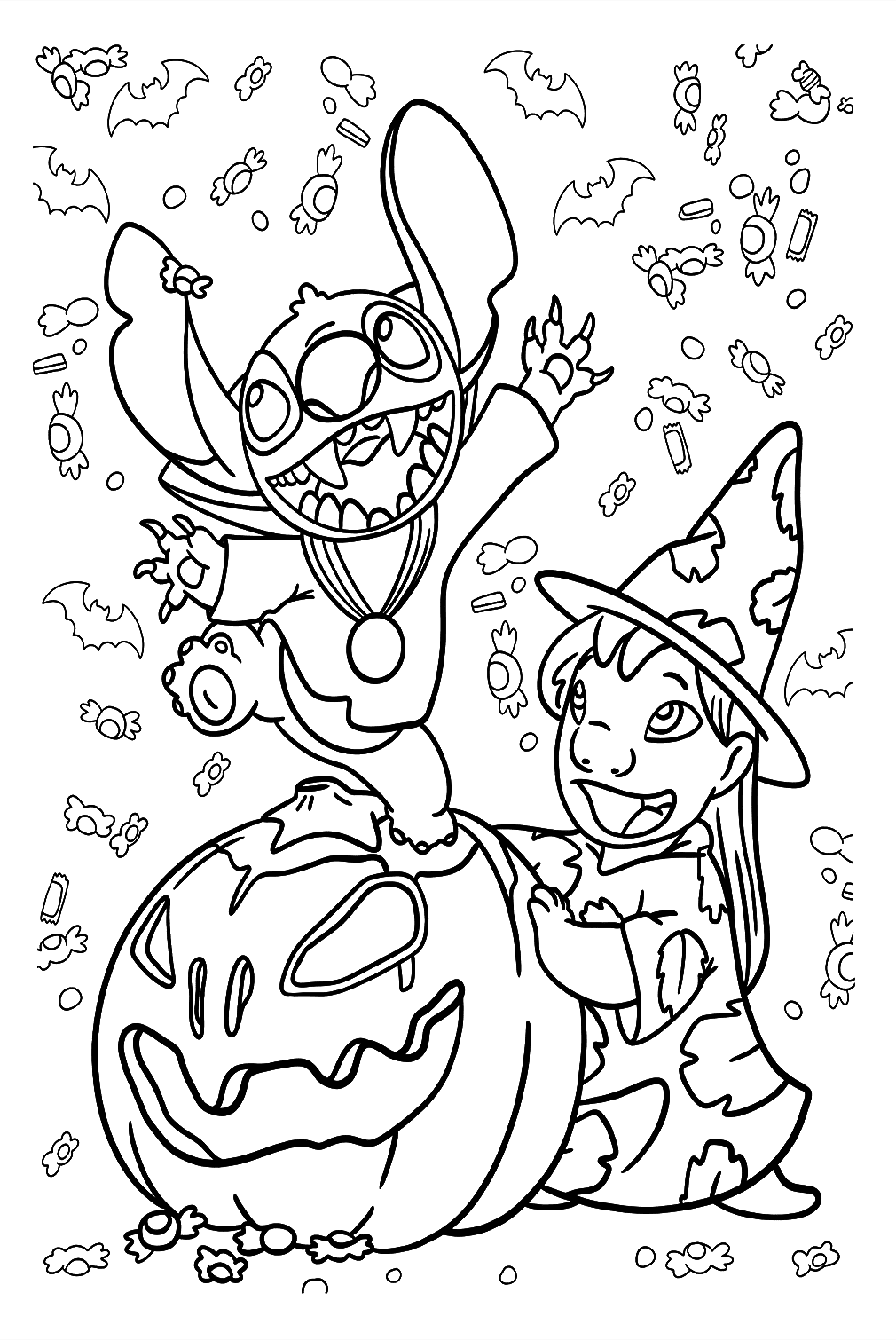 disney halloween coloring pages jpg