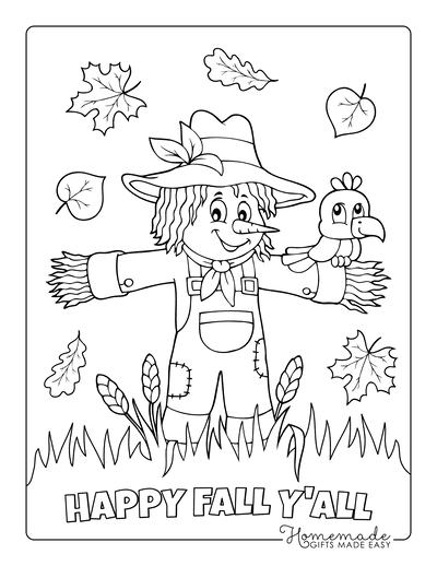 fall scenery coloring pages printable jpg