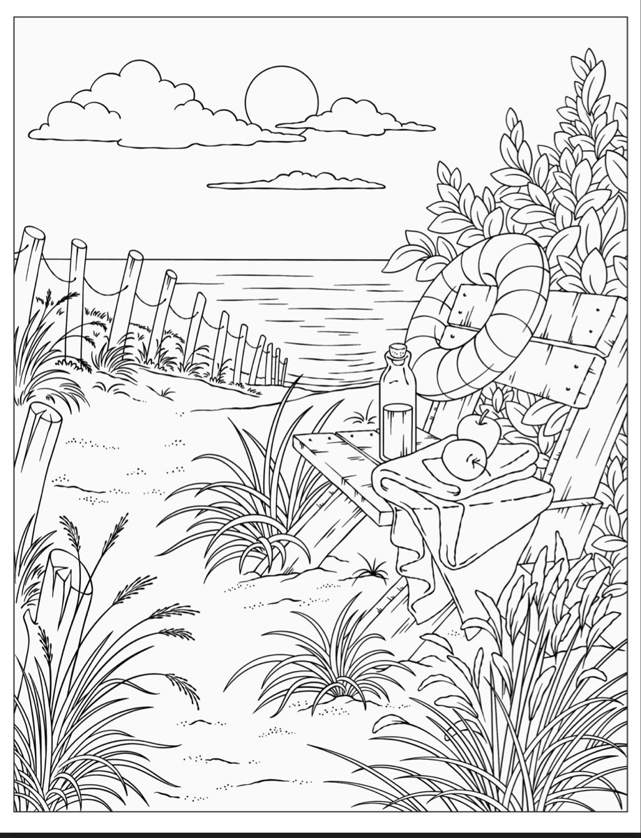 fall scenery coloring pages printable jpg