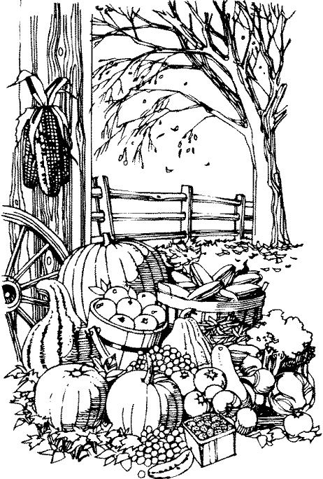 fall scenery coloring pages printable jpg