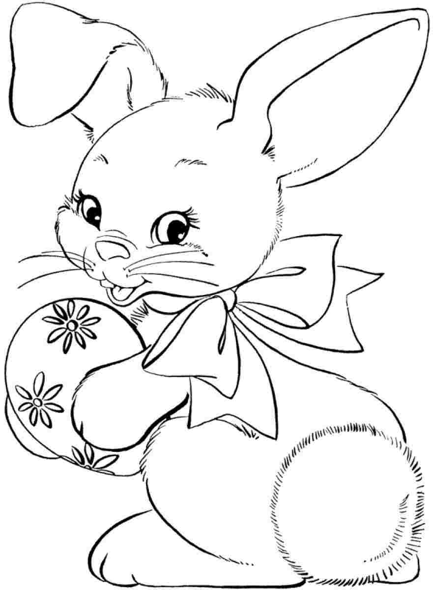 free easter bunny coloring pages printable jpg