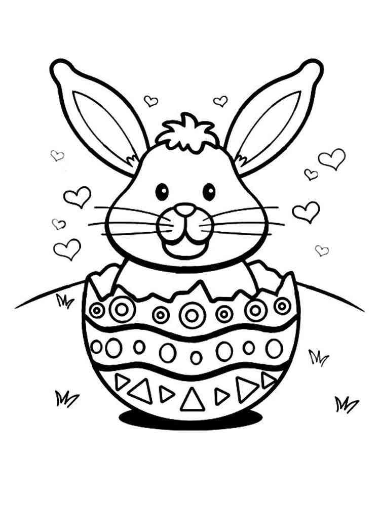 free easter bunny coloring pages printable jpg