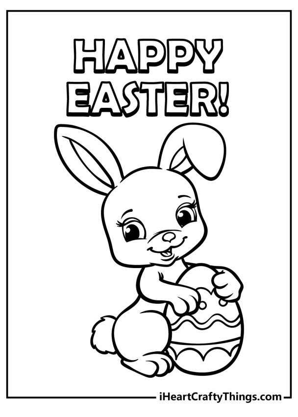 free easter bunny coloring pages printable jpg