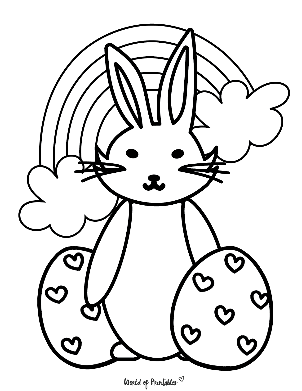 free easter bunny coloring pages printable jpg