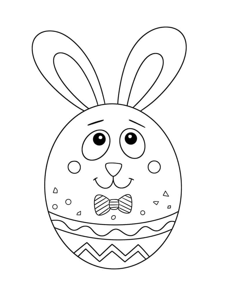 free easter bunny coloring pages printable jpg