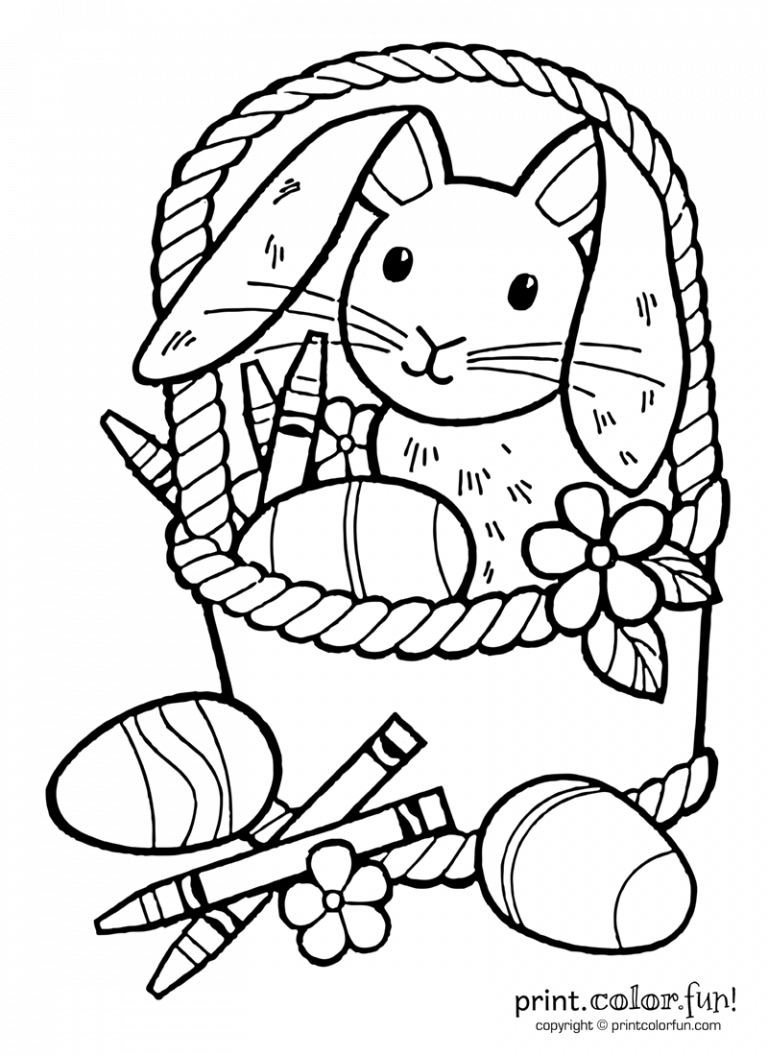 free easter bunny coloring pages printable jpg
