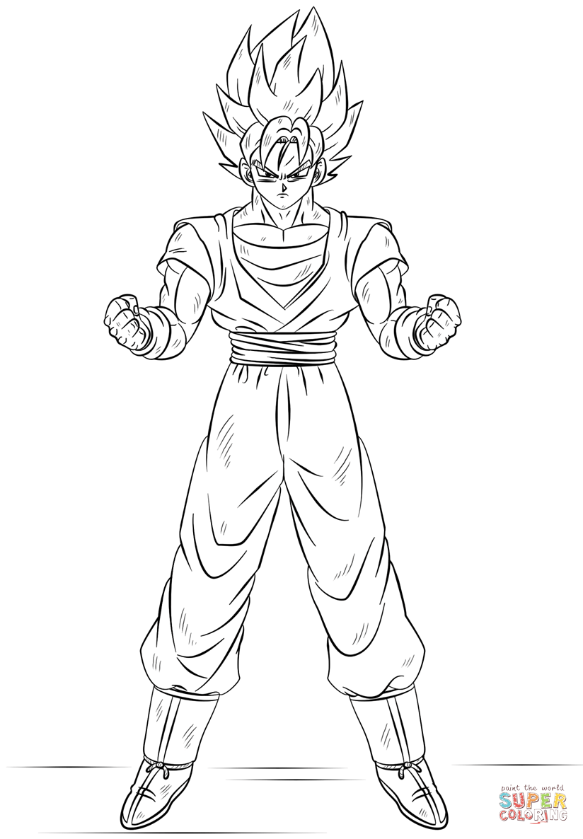 epic goku coloring pages for all ages printable jpg