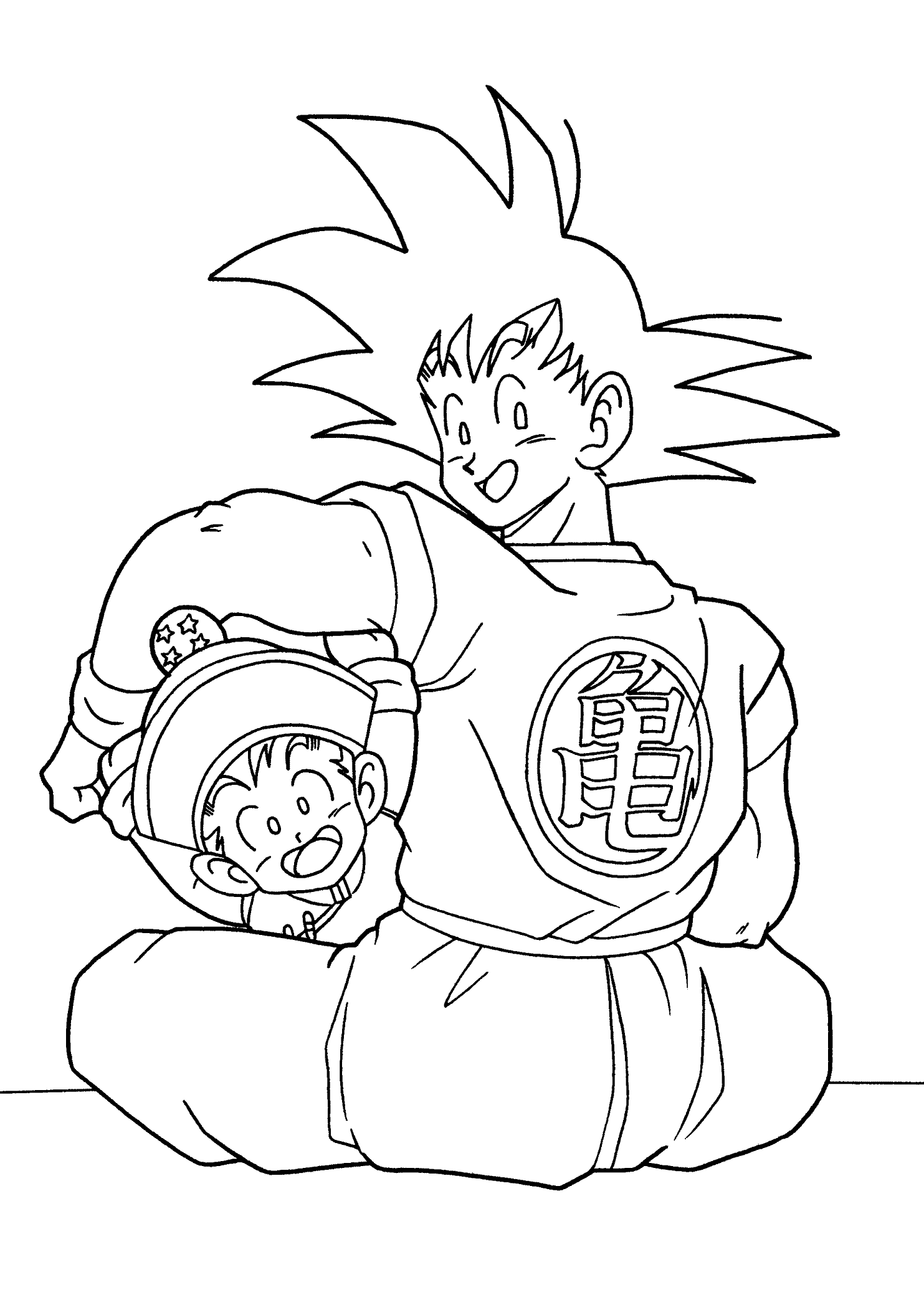 epic goku coloring pages for all ages printable jpg