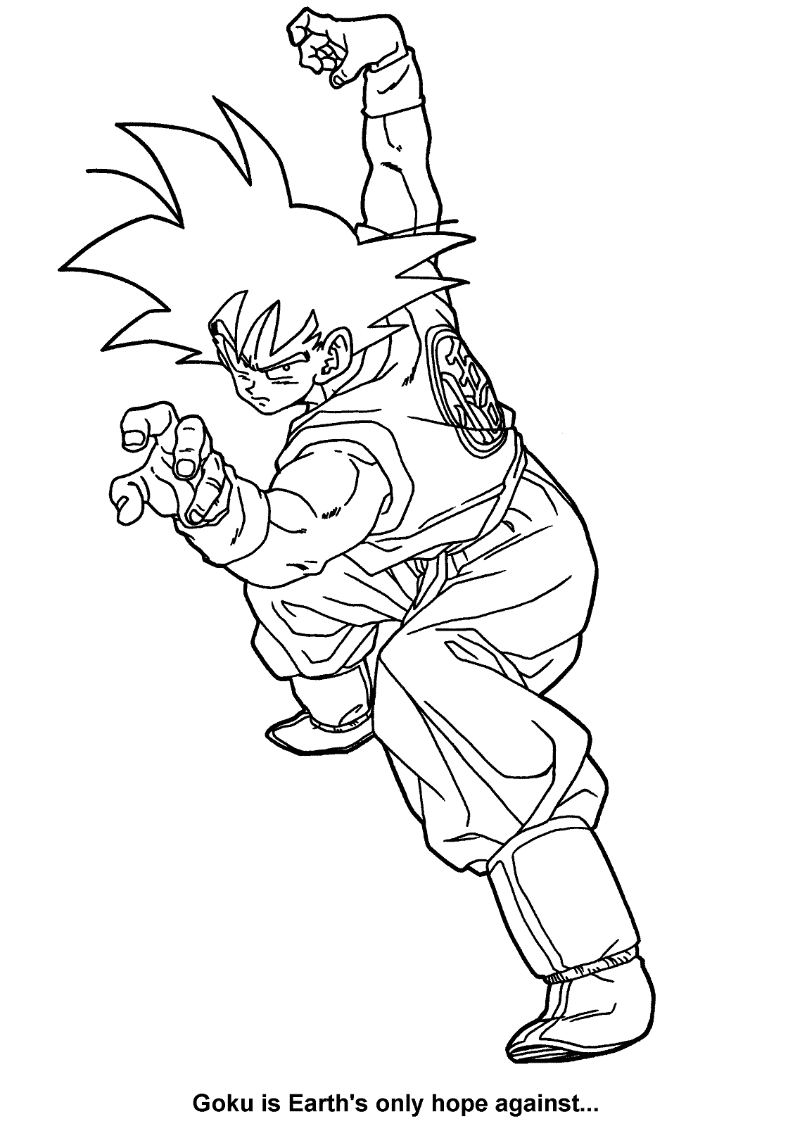 epic goku coloring pages for all ages printable jpg