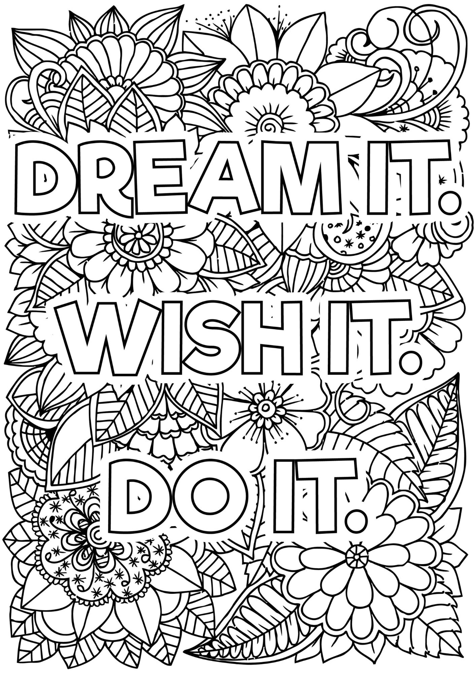 motivational coloring pages free printable jpg
