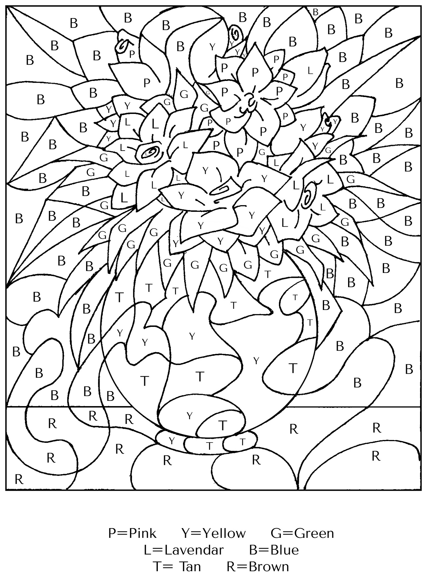 pumpkin color by number printable pages jpg