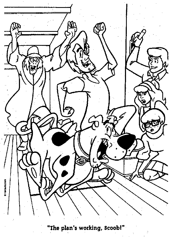 scooby doo coloring pages jpg