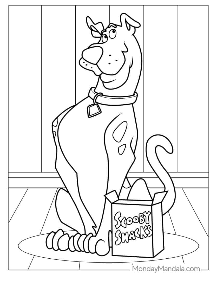 scooby doo coloring pages jpg