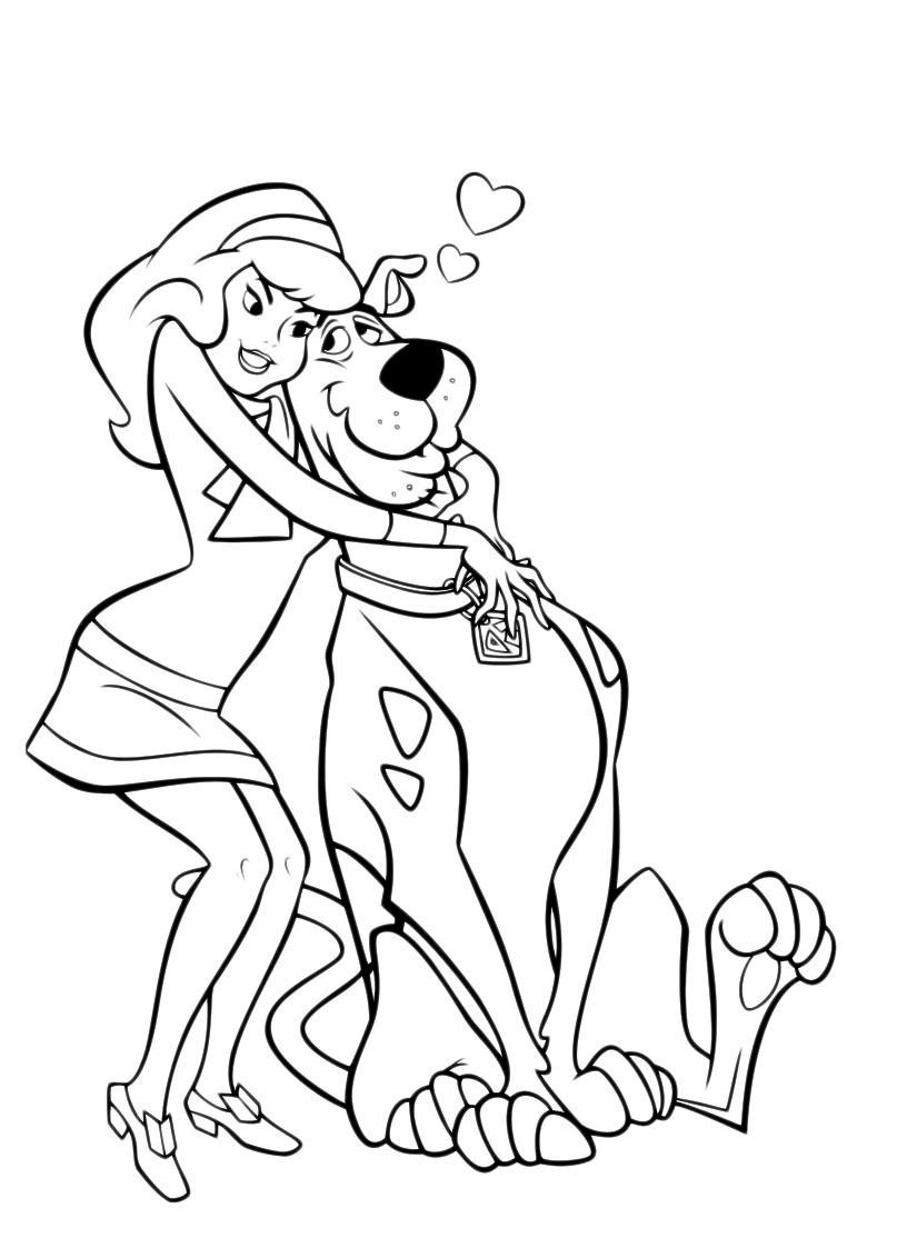 scooby doo coloring pages jpg